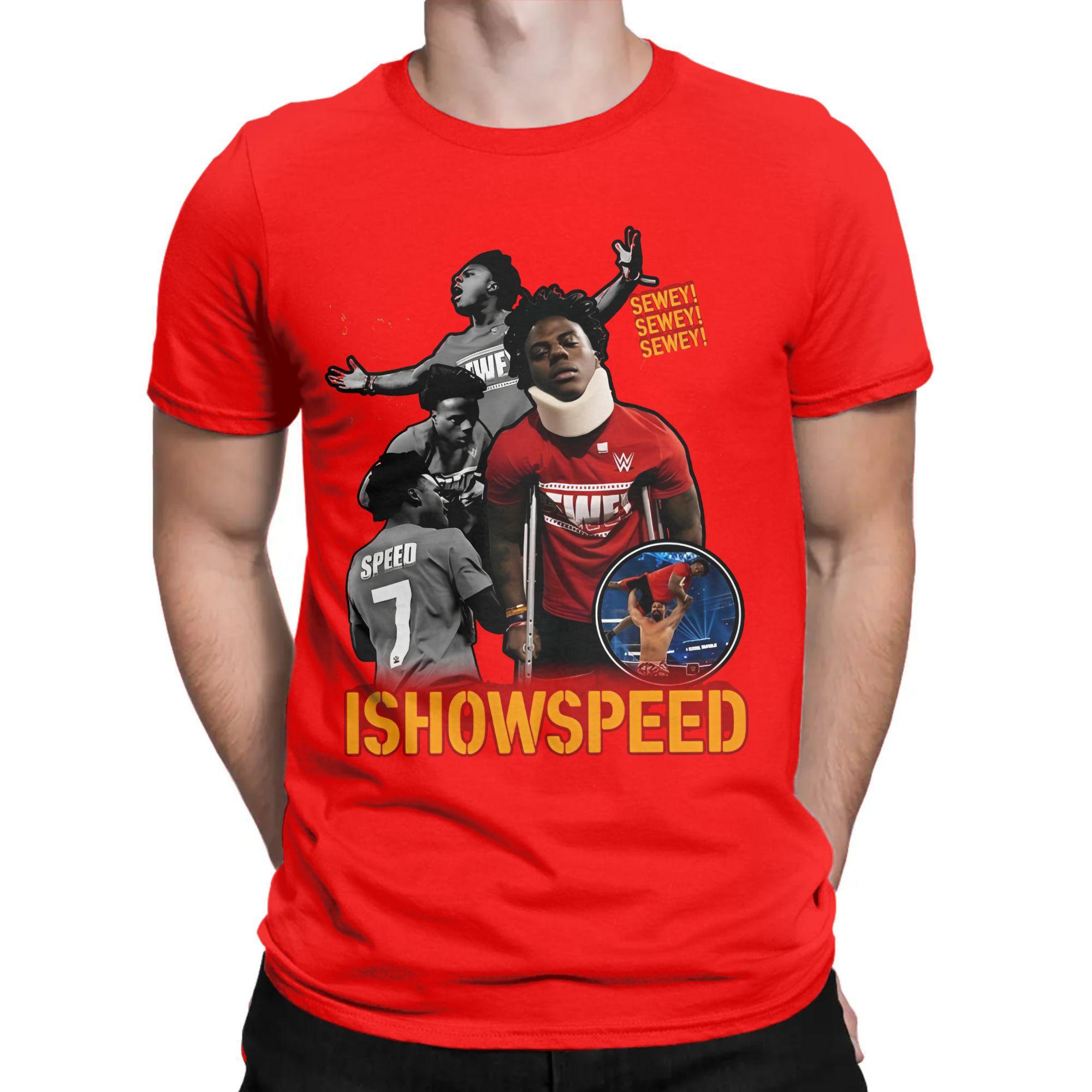 Модная футболка IShowSpeed Royal Rumble для унисекс, футболки из чистого хлопка, топы с коротким рукавом S
Модная футболка IShowSpeed Royal Rumble для унисекс, футболки из чистого хлопка, топы с коротким рукавом S