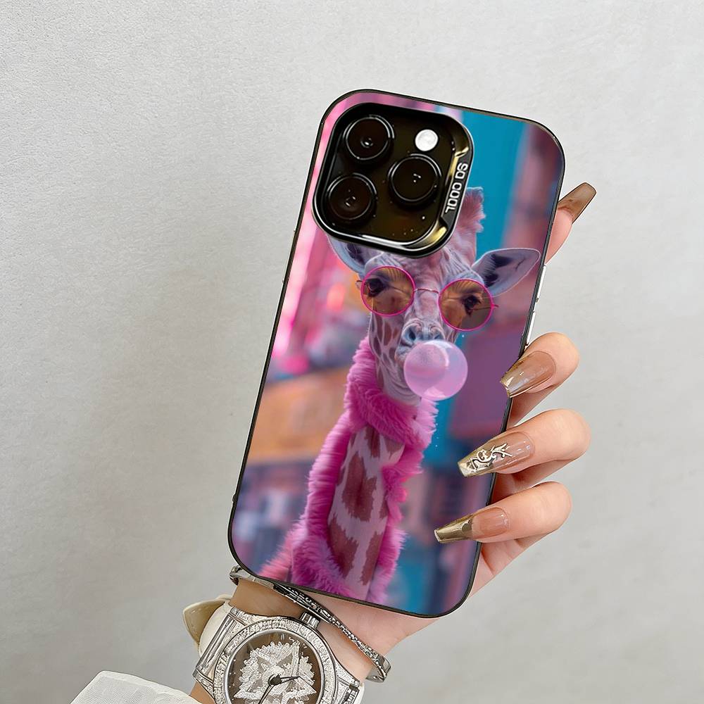 Cute giraffe Phone Case For iPhone 17,16,15,14,13,12,11 Plus,Pro Max,XS,Colorful Silver Phone case Funda Cover iPhoneXsMax
Cute giraffe Phone Case For iPhone 17,16,15,14,13,12,11 Plus,Pro Max,XS,Colorful Silver Phone case Funda Cover iPhoneXsMax