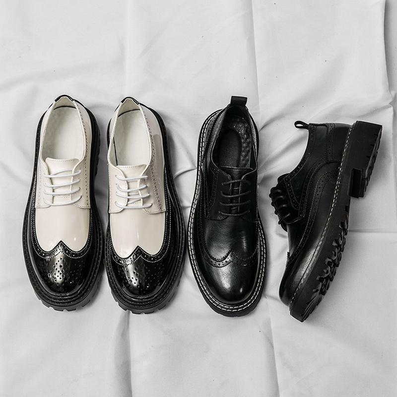 2024 Autumn Brock Men s Shoes British Flower Business Dress Men s Leather Shoes Lace-up Height-increasing Platform Men s Shoes 38
2024 Autumn Brock Men s Shoes British Flower Business Dress Men s Leather Shoes Lace-up Height-increasing Platform Men s Shoes 38