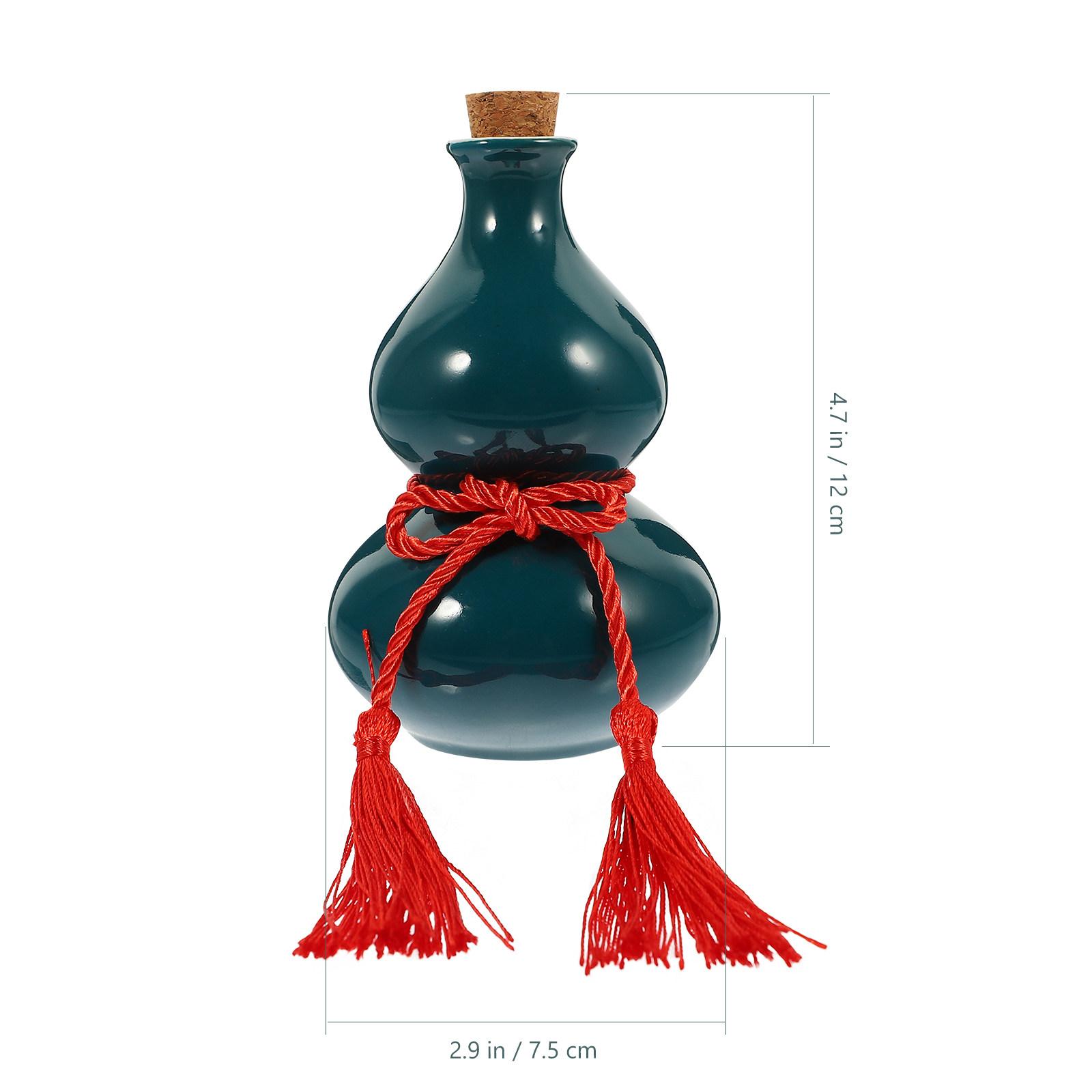 Gourd Wine Bottle Ceramic Multi-Functional Wine Container Smooth Rim Lightweight Easy Clean Elegant Design for Bar Restaurant зелений
Gourd Wine Bottle Ceramic Multi-Functional Wine Container Smooth Rim Lightweight Easy Clean Elegant Design for Bar Restaurant зелений