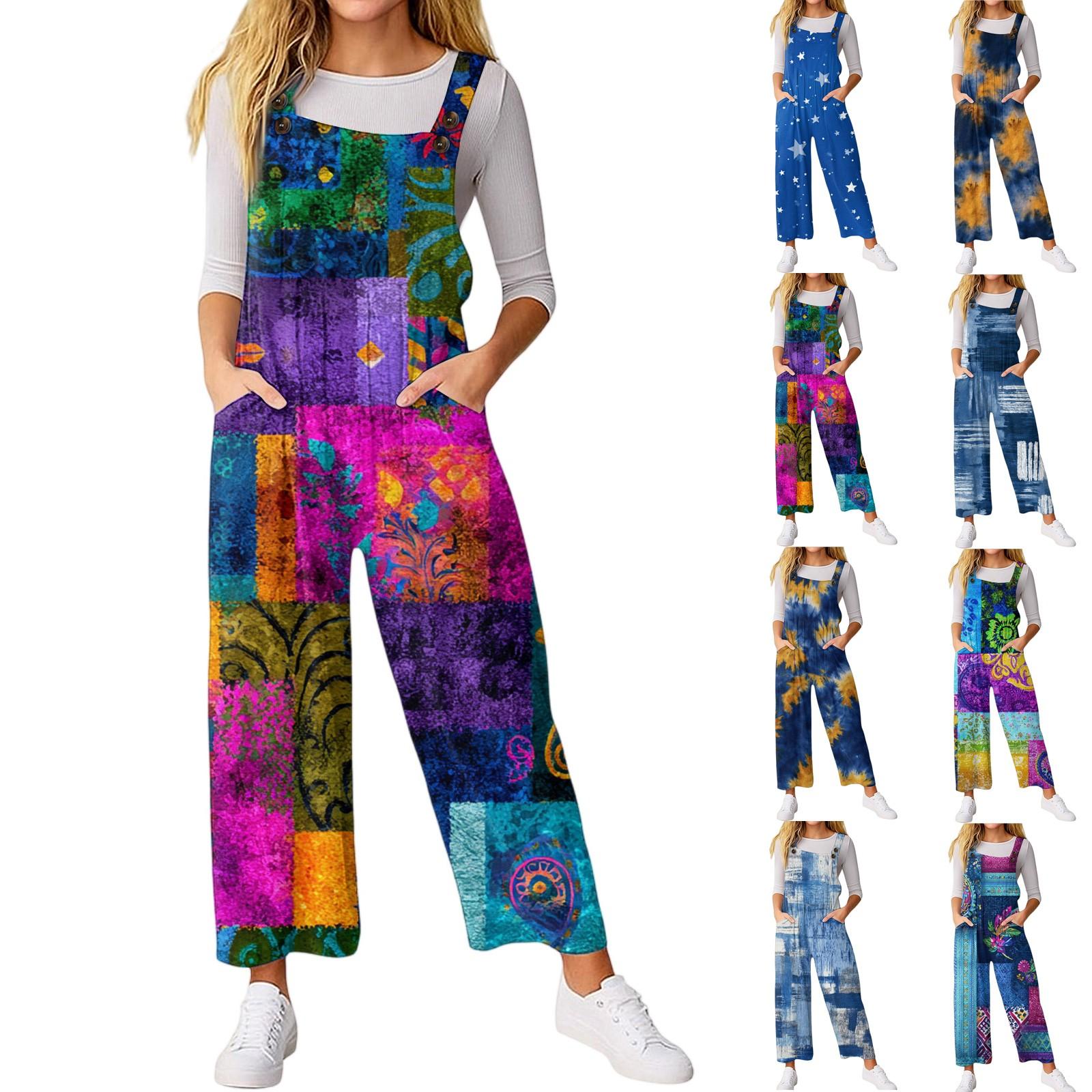 Women’s Casual Sleeveless Jumpsuit With Printed Jumpsuit, Fashionable And Loose Jumpsuit XL жовтий
Women’s Casual Sleeveless Jumpsuit With Printed Jumpsuit, Fashionable And Loose Jumpsuit XL жовтий