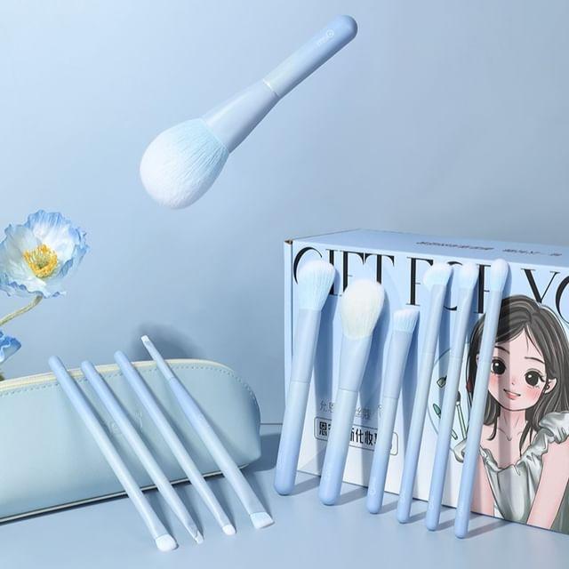 MSQ - Set of 11: Makeup Brush Set - Light Blue
MSQ - Set of 11: Makeup Brush Set - Light Blue