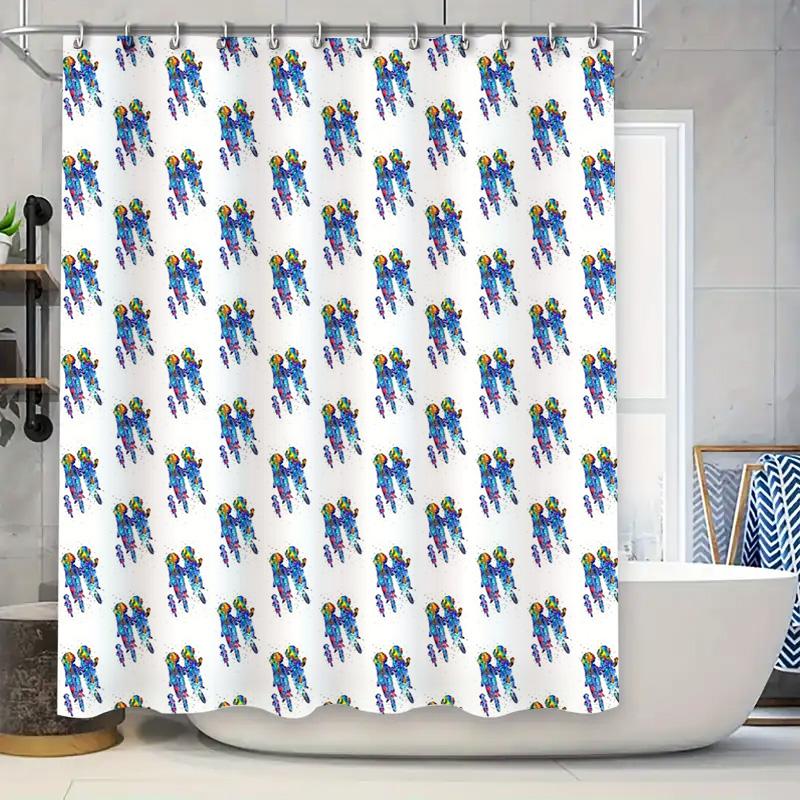 Blue Watercolor Waterfall Shower Curtain Nature Scenic Bathroom Decor Set Waterproof Backdrop W60H190(CM)-1 Pcs
Blue Watercolor Waterfall Shower Curtain Nature Scenic Bathroom Decor Set Waterproof Backdrop W60H190(CM)-1 Pcs