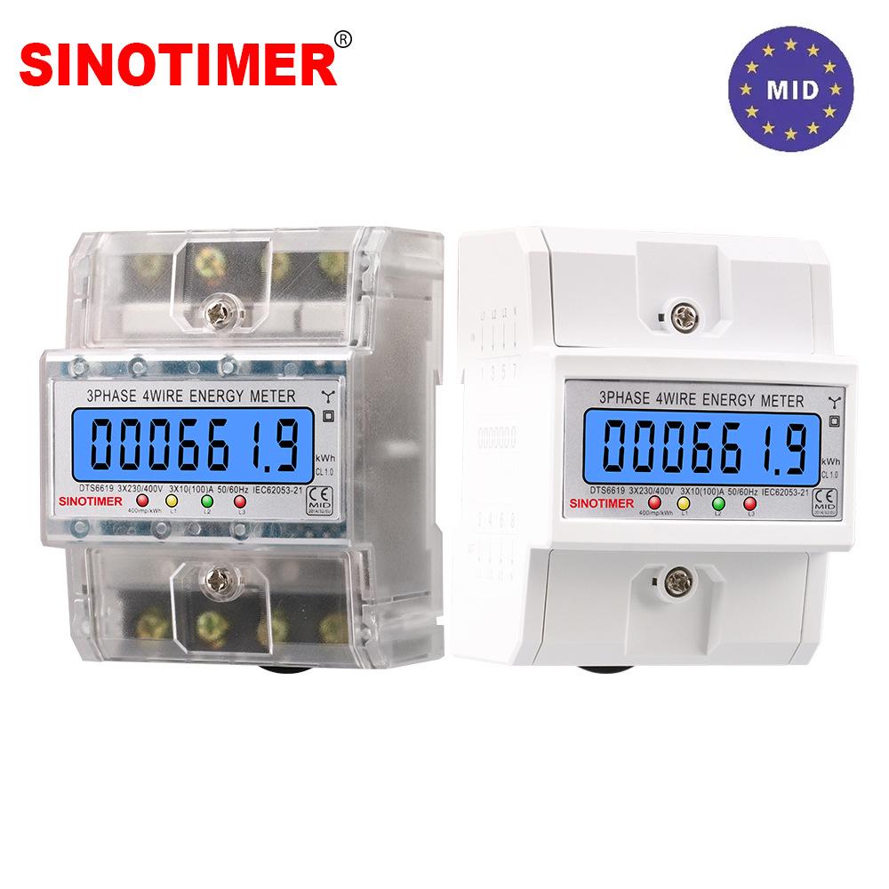 DTS6619 MID Certified 4P LCD Rail-Mount Three-Phase Energy Meter with Backlight and Transparent Cover (380V) DTS6619-018
DTS6619 MID Certified 4P LCD Rail-Mount Three-Phase Energy Meter with Backlight and Transparent Cover (380V) DTS6619-018