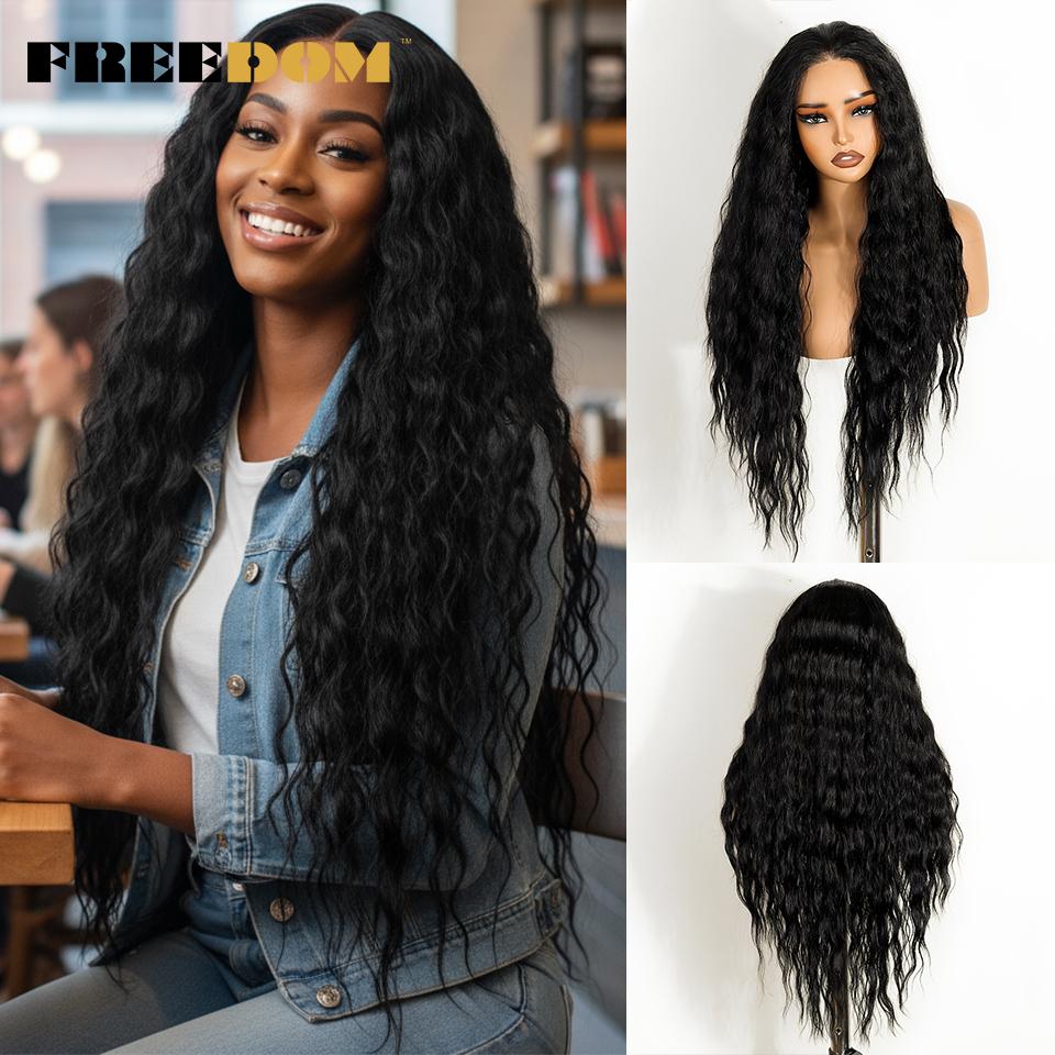 FREEDOM Curly Synthetic Lace Front Wigs For Black Women 6x4 Pre Plucked Pre Cut Wear and Go Glueless Wig Ombre Brown Cosplay Wig (as the picture,30inches&Lace Front Wigs)
FREEDOM Curly Synthetic Lace Front Wigs For Black Women 6x4 Pre Plucked Pre Cut Wear and Go Glueless Wig Ombre Brown Cosplay Wig (as the picture,30inches&Lace Front Wigs)