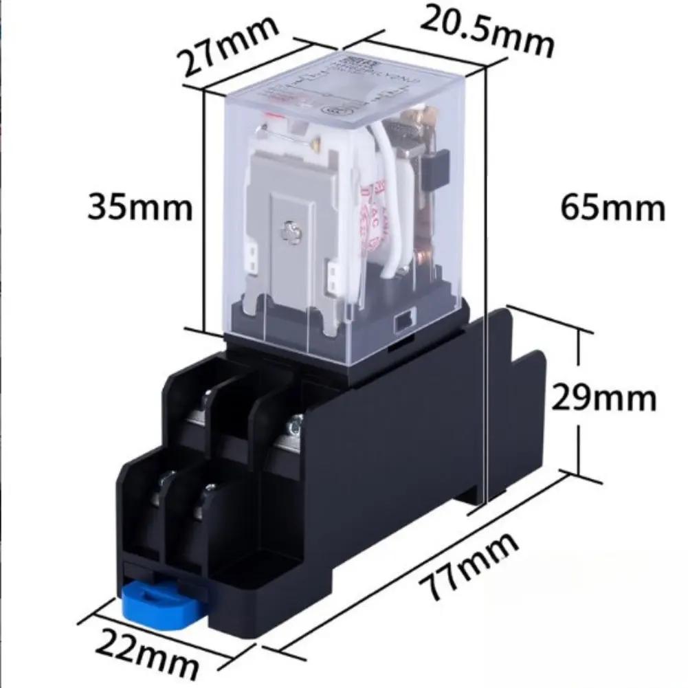 2pcs 8pin 10A electromagnetic relay 24V DC with built in LED indicator and socket base for household and industrial devices China Mainland
2pcs 8pin 10A electromagnetic relay 24V DC with built in LED indicator and socket base for household and industrial devices China Mainland