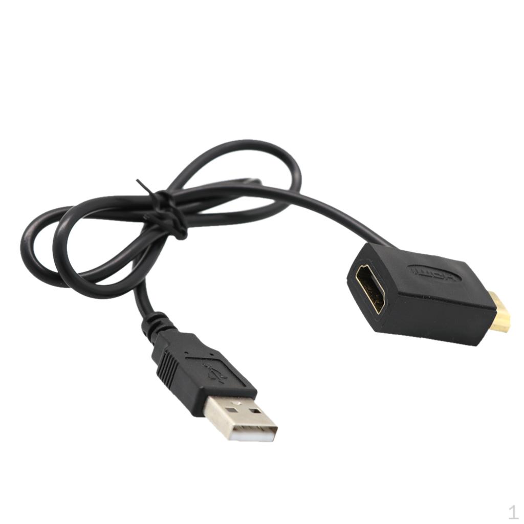 Cable, Male to Female Splitter Adapter Plug With USB 2.0 Power Supply Connector Cable Wire
Cable, Male to Female Splitter Adapter Plug With USB 2.0 Power Supply Connector Cable Wire