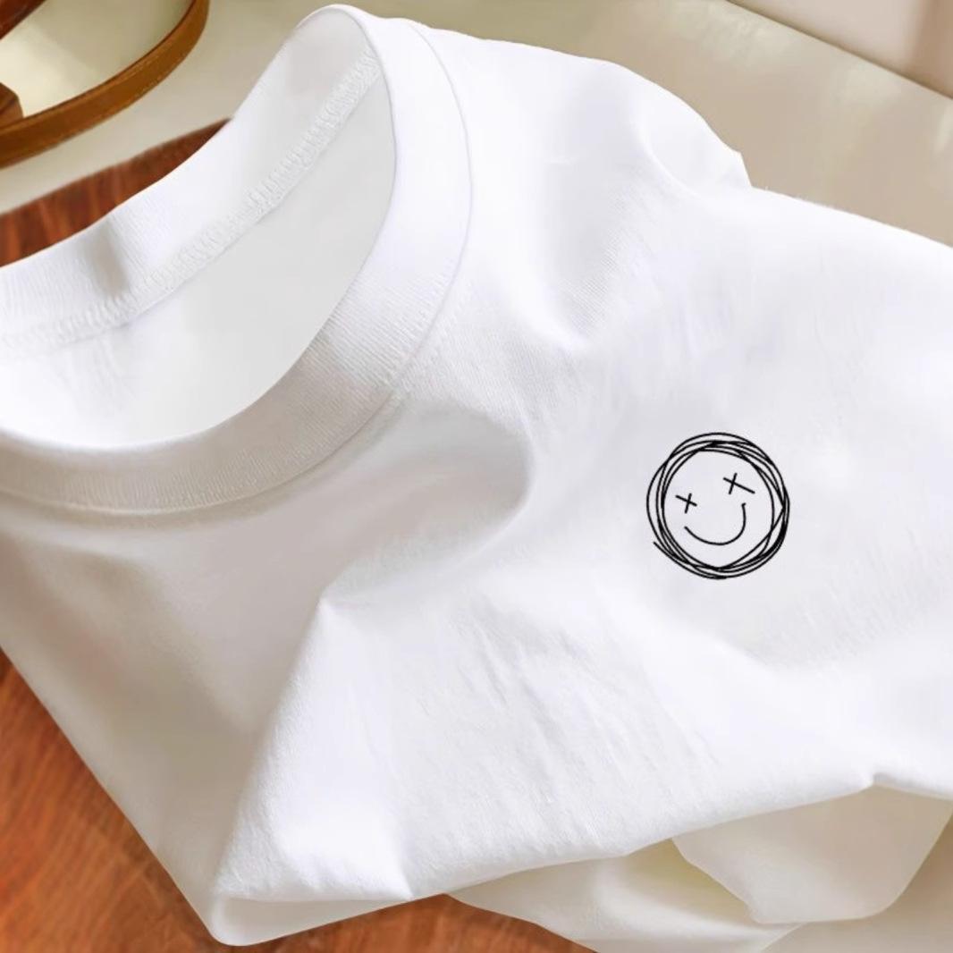 European pure cotton white t-shirt women s short-sleeved 2025 new summer front shoulder t-shirt thin inner top ins S
European pure cotton white t-shirt women s short-sleeved 2025 new summer front shoulder t-shirt thin inner top ins S