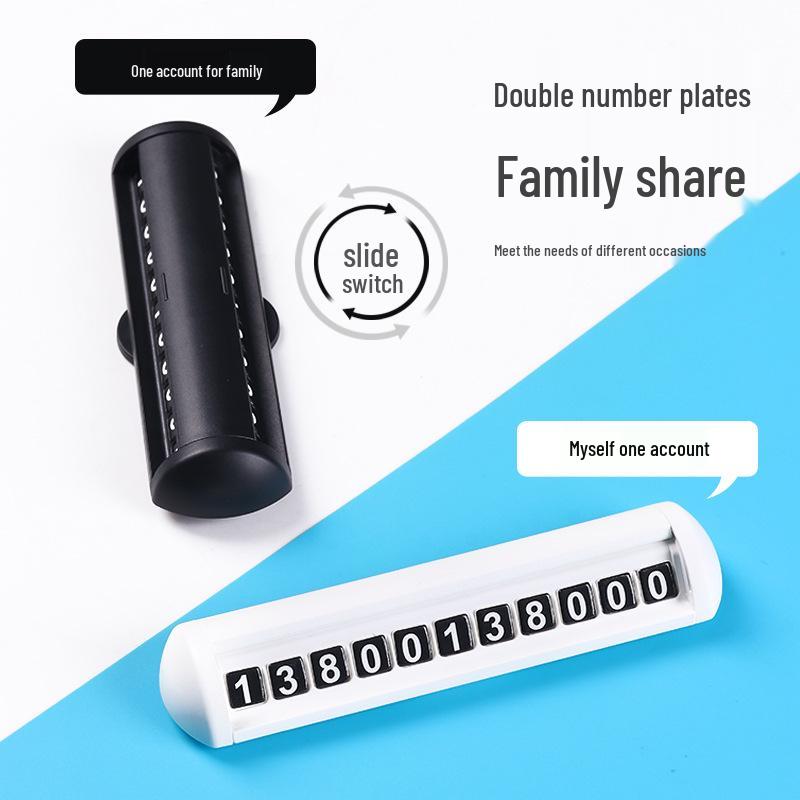 DIY Hidden Double Number Plate for Temporary Car Parking чорний
DIY Hidden Double Number Plate for Temporary Car Parking чорний