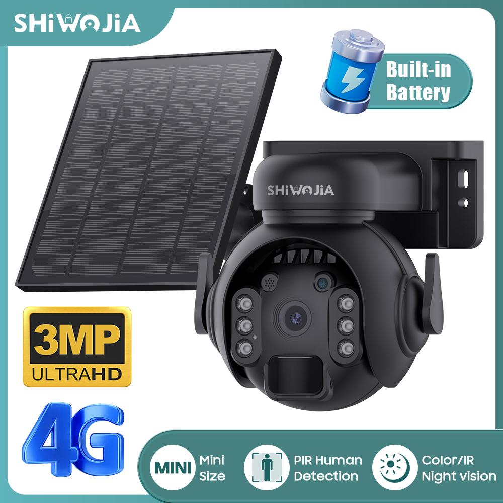 Сонячна камера SHIWOJIA 4G Відкритий 3MP HD нічне бачення Спостереження 2-Way Audio ШІ Виявлення людини Бездротова камера WIFI Батарея Olny WIFI Camera
Сонячна камера SHIWOJIA 4G Відкритий 3MP HD нічне бачення Спостереження 2-Way Audio ШІ Виявлення людини Бездротова камера WIFI Батарея Olny WIFI Camera