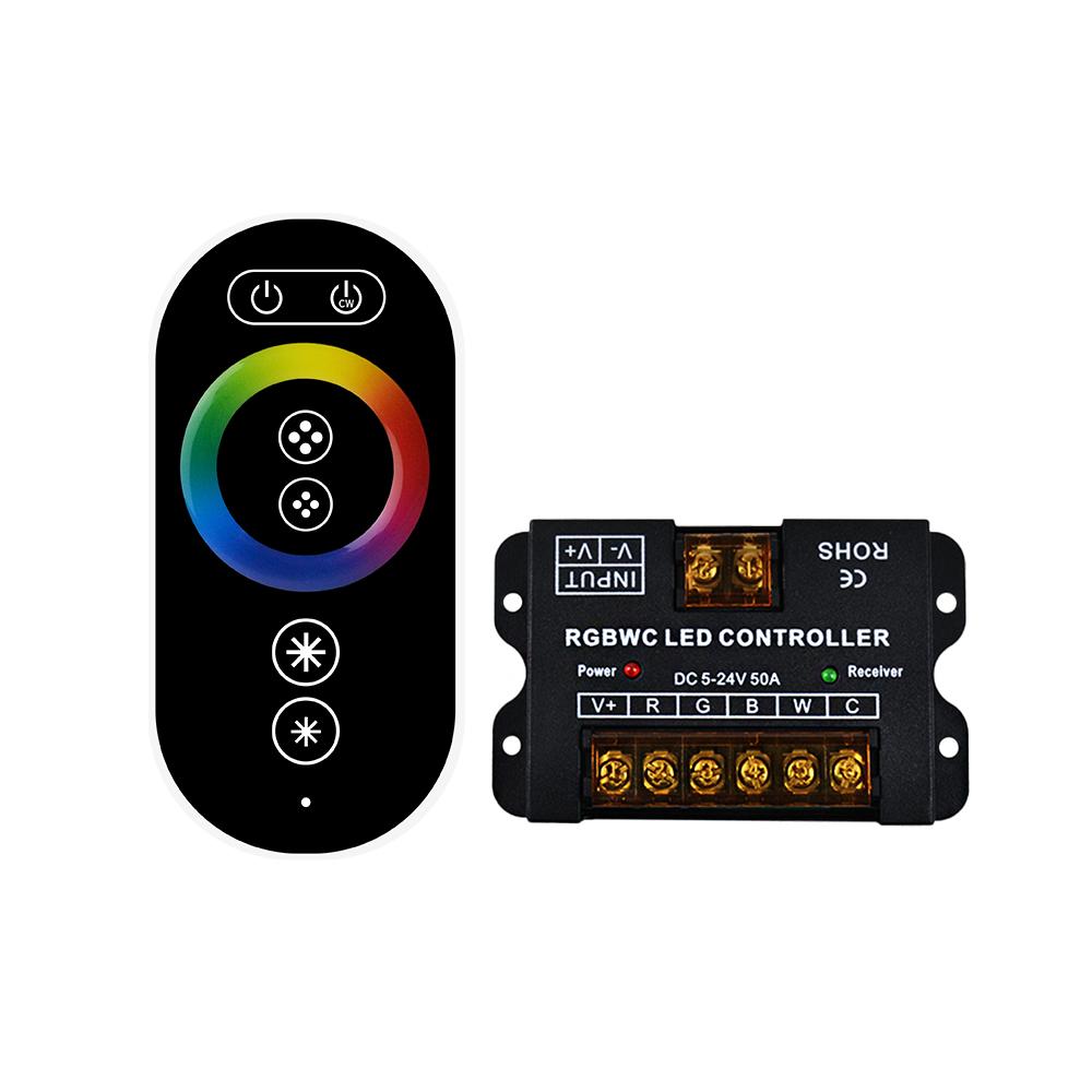 DC12V/24V 6-button Full Touch RGB Controller Full Color Light Strip Led Controller With Led Remote Dimmer For Lighting Parts
DC12V/24V 6-button Full Touch RGB Controller Full Color Light Strip Led Controller With Led Remote Dimmer For Lighting Parts