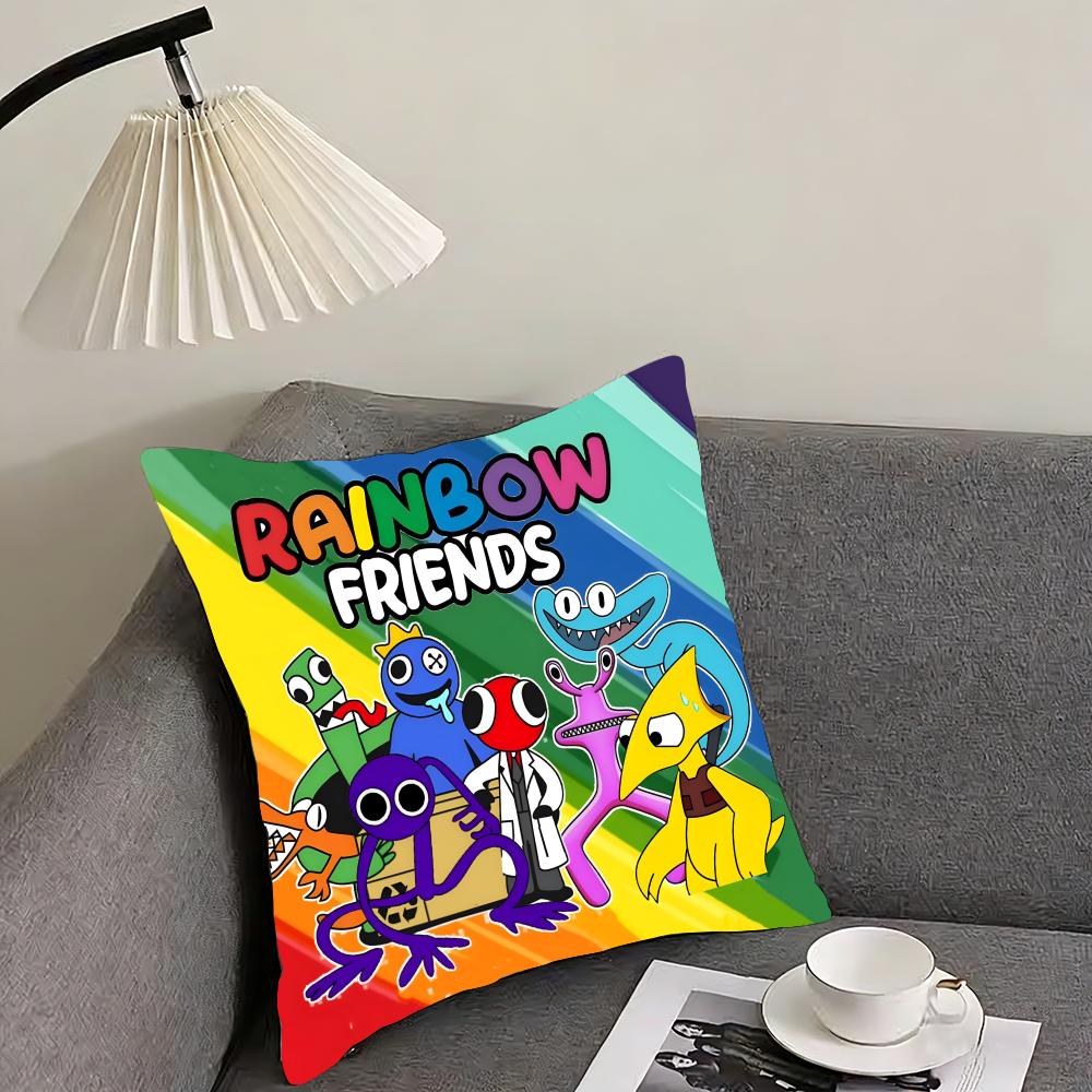 RRainbow FriendsS Cartoon Cushion Cover Pillowcase Ultra Soft Skin Friendly Fabric Cloud Like Comfort Concealed Zipper 30x30cm
RRainbow FriendsS Cartoon Cushion Cover Pillowcase Ultra Soft Skin Friendly Fabric Cloud Like Comfort Concealed Zipper 30x30cm