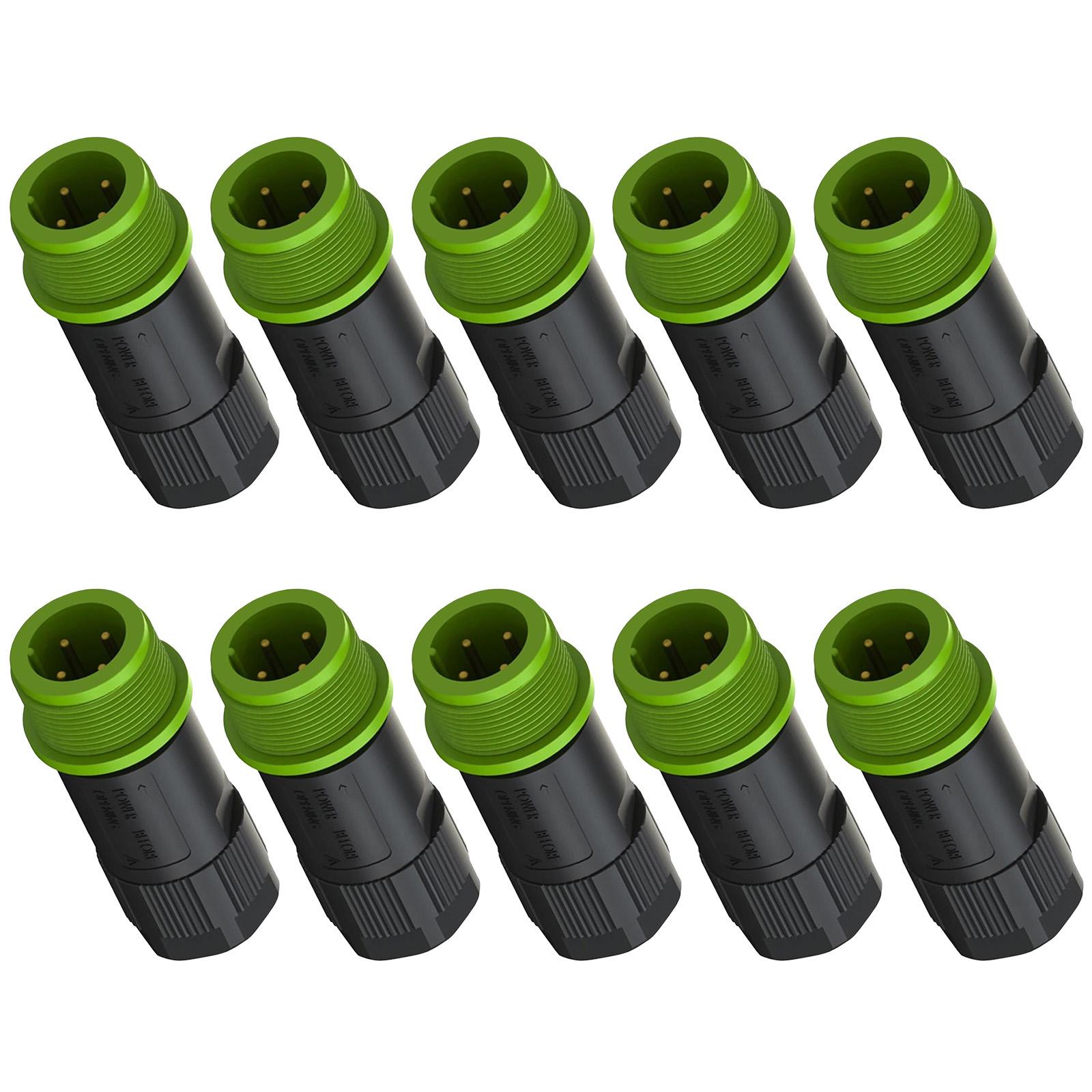 10lots Quickly Connect Waterproofed Terminals Block 4 Pin Male for Efficient Electrical Work in Multiple Setting
10lots Quickly Connect Waterproofed Terminals Block 4 Pin Male for Efficient Electrical Work in Multiple Setting
