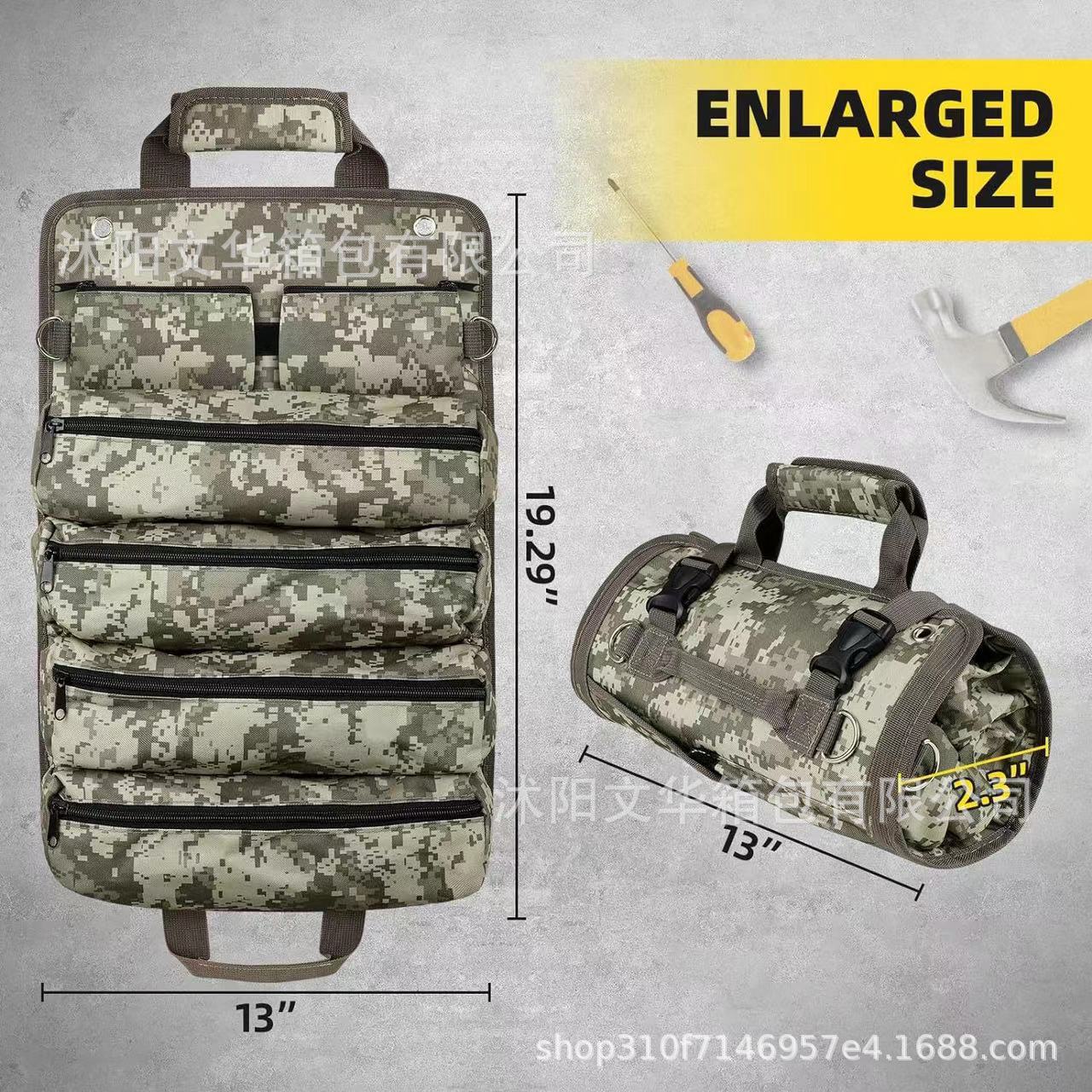 Портативный рулон для инструментов из Оксфорда высокой плотности - Развернутый: 50×32см / Свернутый: 32.5×12см camouflage back business card
Портативный рулон для инструментов из Оксфорда высокой плотности - Развернутый: 50×32см / Свернутый: 32.5×12см camouflage back business card