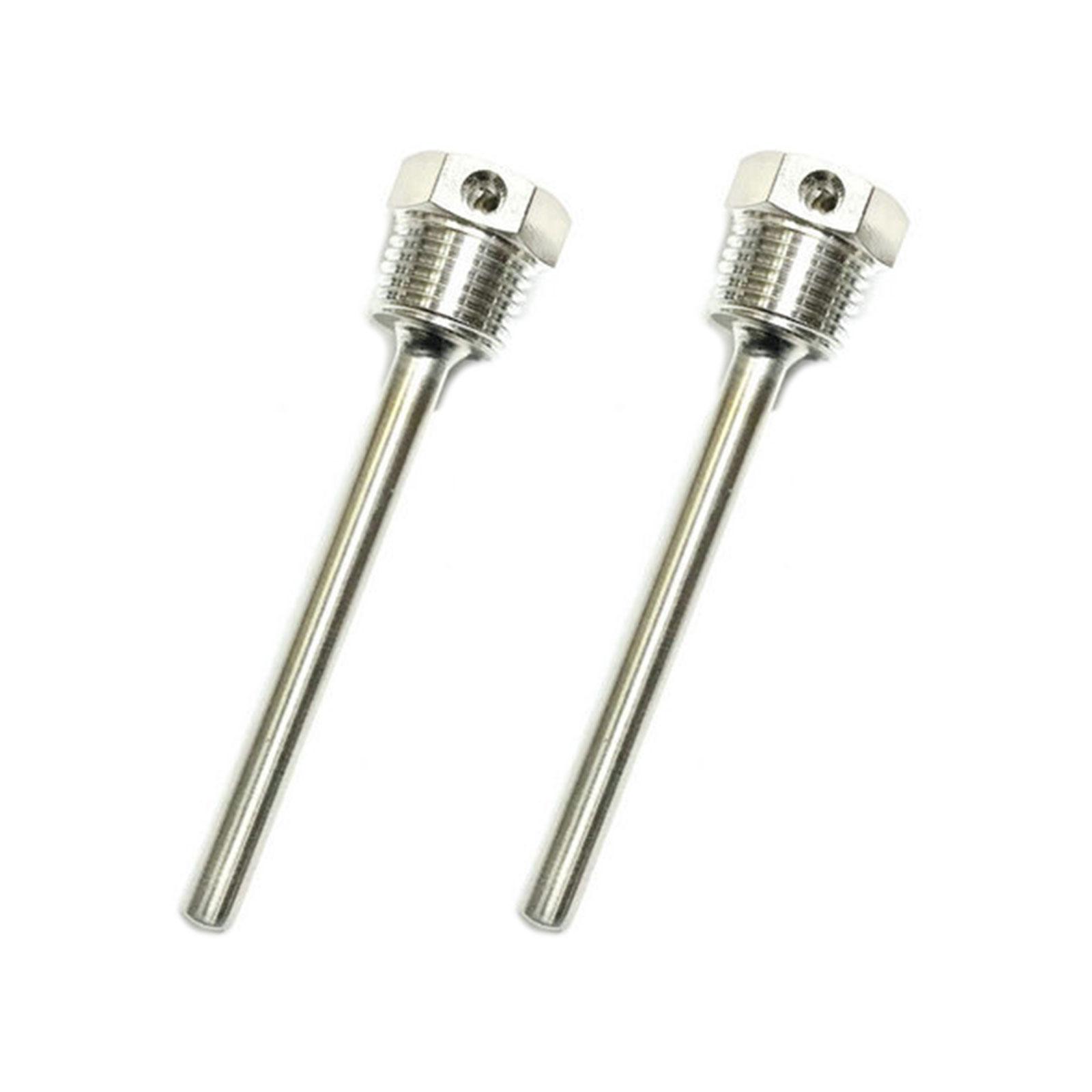 2Pcs 304 Stainless Steel Thermowell 50/100/300mm with Screw Locking Thermocouple Thermopocket G1/2 Weldless Thermowell 10
2Pcs 304 Stainless Steel Thermowell 50/100/300mm with Screw Locking Thermocouple Thermopocket G1/2 Weldless Thermowell 10