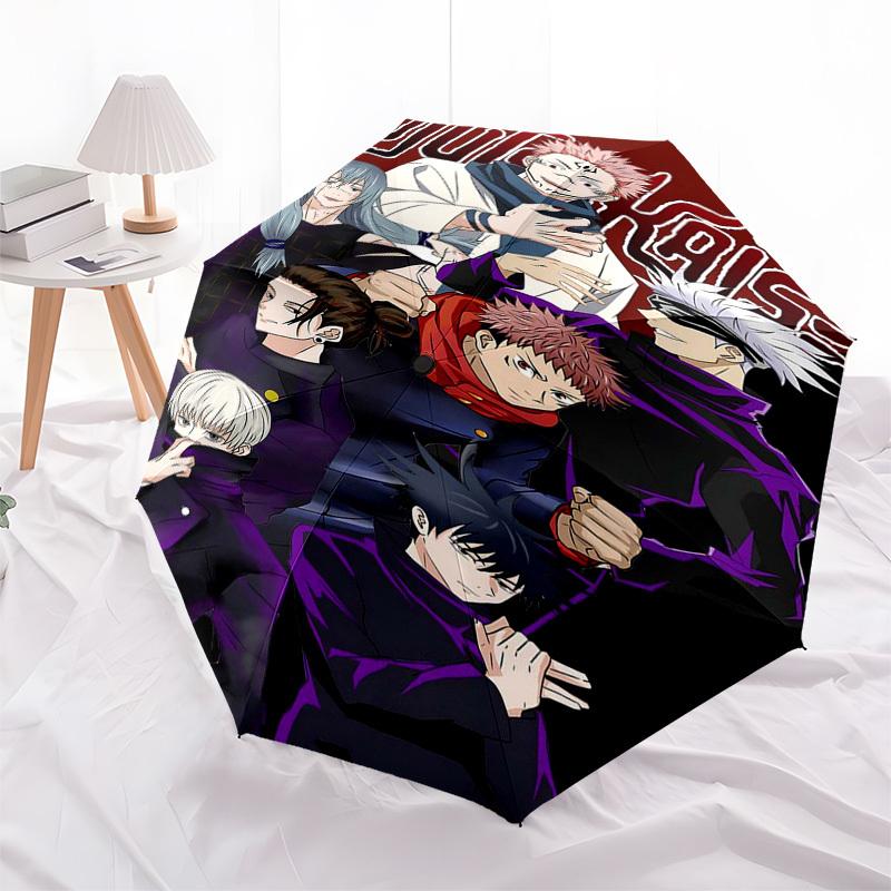 1pc Jujutsu Kaisen Anime Characters Umbrella Automatic Opening Closing, Portable 3-Fold Design, 8-Rib Iron Frame Outdoor Umbrella, Perfect Gift for Fa
1pc Jujutsu Kaisen Anime Characters Umbrella Automatic Opening Closing, Portable 3-Fold Design, 8-Rib Iron Frame Outdoor Umbrella, Perfect Gift for Fa