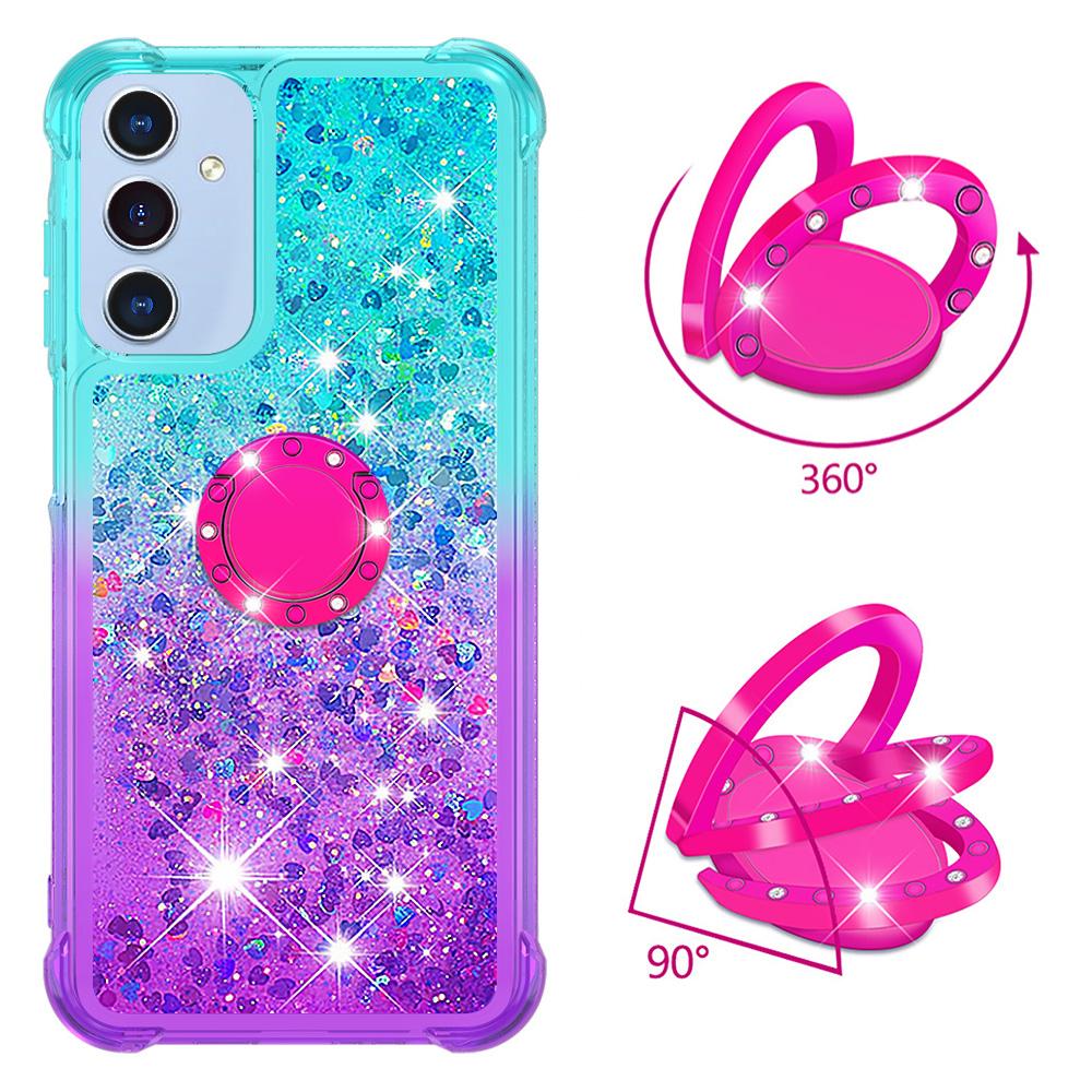 For Samsung Galaxy A16 5G TPU Case with Kickstand Gradiant Quicksand Shockproof Cover Pink+Purple
For Samsung Galaxy A16 5G TPU Case with Kickstand Gradiant Quicksand Shockproof Cover Pink+Purple