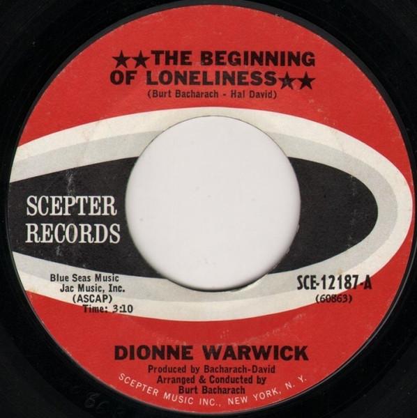 7-дюймовая пластинка DIONNE WARWICK - The Beginning Of Loneliness SCE12187 Scepter Records 1967 US Соул/Фанк Б/У
7-дюймовая пластинка DIONNE WARWICK - The Beginning Of Loneliness SCE12187 Scepter Records 1967 US Соул/Фанк Б/У