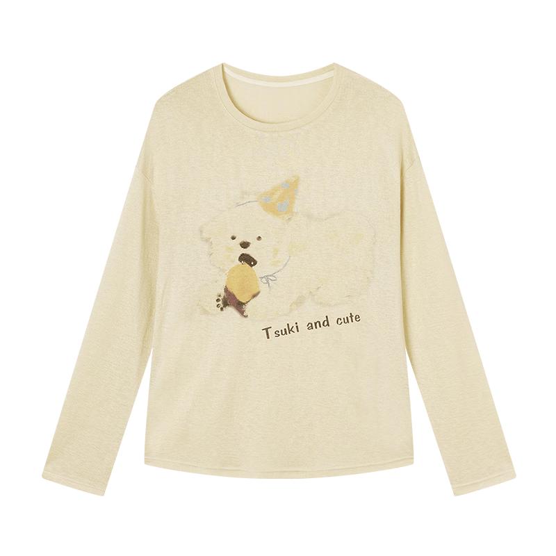 Xiangying Women s Puppy Print Long Sleeve T-Shirt S
Xiangying Women s Puppy Print Long Sleeve T-Shirt S