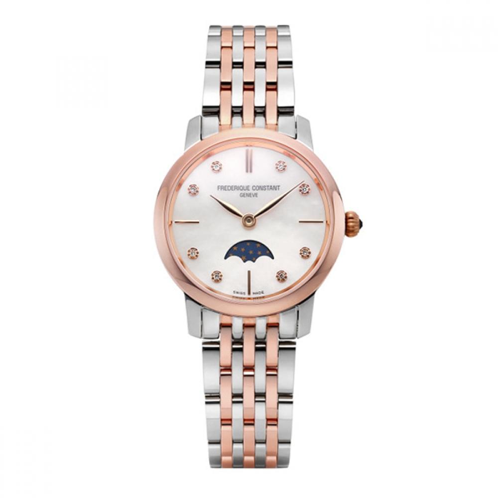 Frederick ConStant Fc 206mpwd1S2b Slimline Moon PhaSe Diamond Mother Of Pearl Edition Women S Metal Watch FC-206MPWD1S2B
Frederick ConStant Fc 206mpwd1S2b Slimline Moon PhaSe Diamond Mother Of Pearl Edition Women S Metal Watch FC-206MPWD1S2B