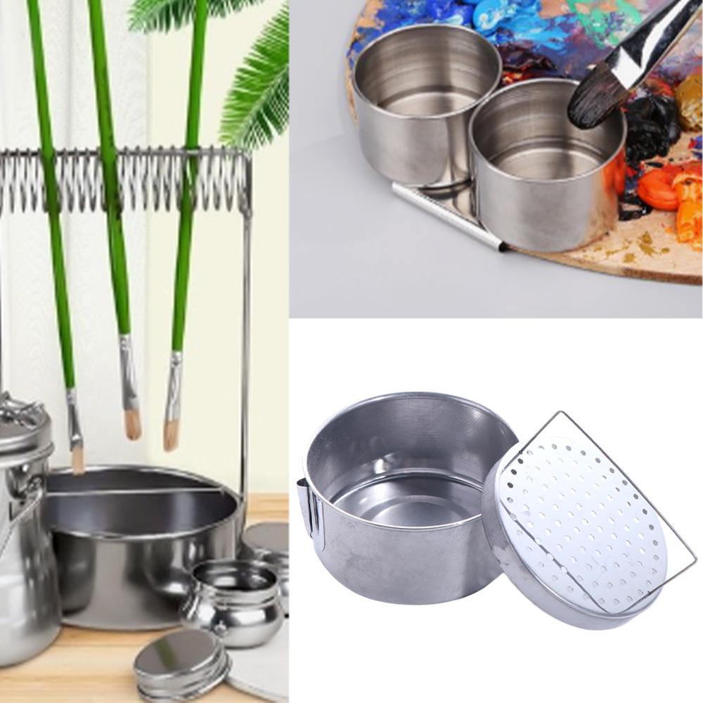 Stainless Steel Paint Brush Cleaner with Wash Tank Brush Wash Pot Artist Brush Washer School Stainless steel
Stainless Steel Paint Brush Cleaner with Wash Tank Brush Wash Pot Artist Brush Washer School Stainless steel