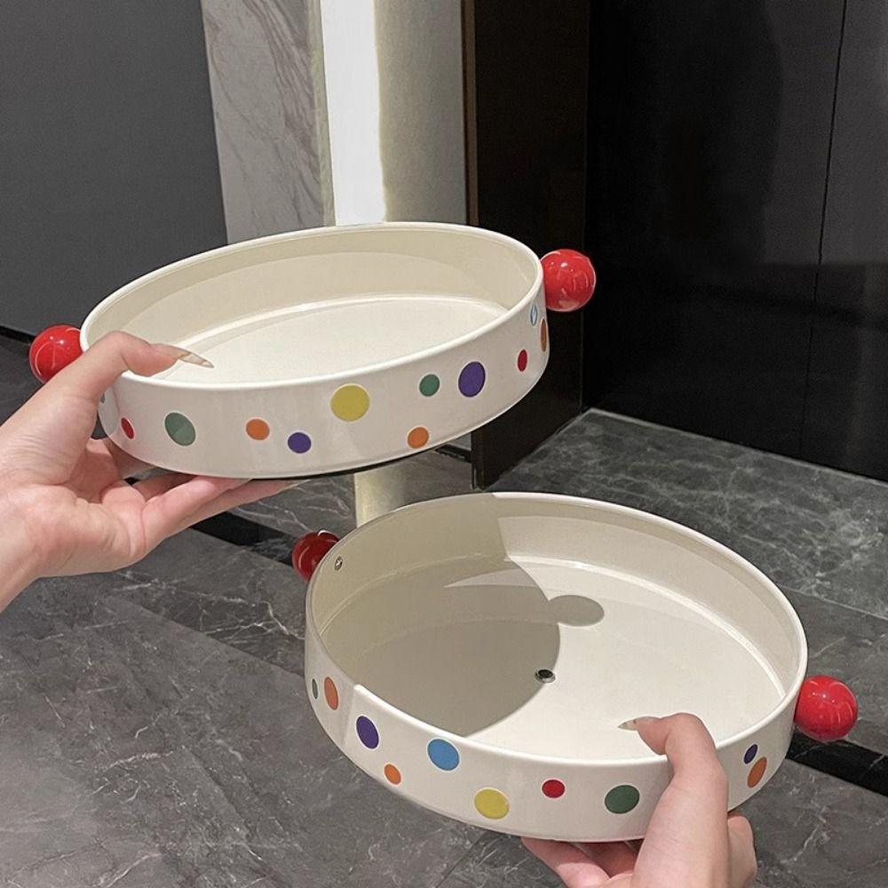 360° Rotating Seasoning Storage Rack Candy Color Dots Cosmetic Storage Box Tableware S
360° Rotating Seasoning Storage Rack Candy Color Dots Cosmetic Storage Box Tableware S