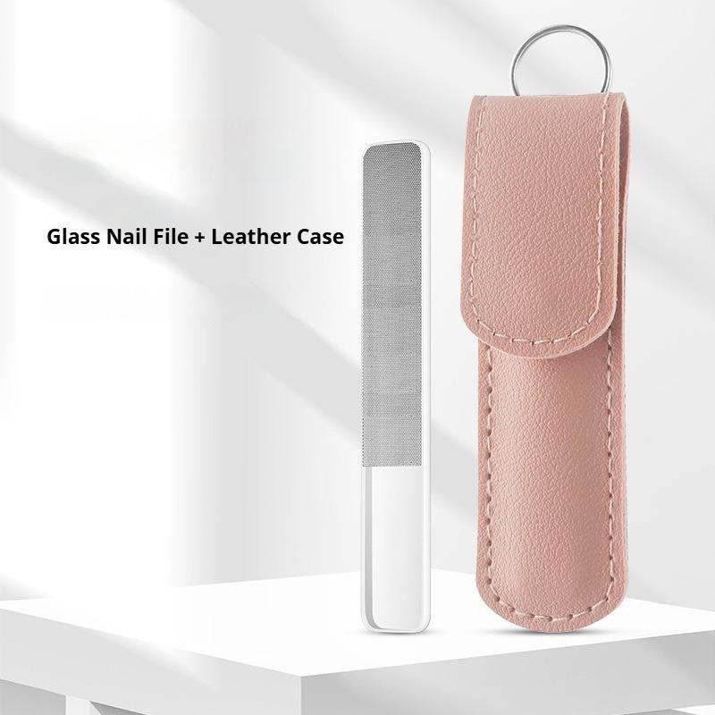 Professional Nano Glass Nail File Transparent Sanding Polishing Grinding Nail Art Manicure with Leather Case рожевий
Professional Nano Glass Nail File Transparent Sanding Polishing Grinding Nail Art Manicure with Leather Case рожевий