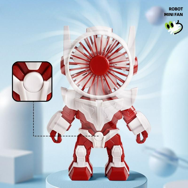 Ventilateur Cool Cartoon Creative Robot Mini Fan Boys Gift Handheld USB Rechargeable Fan 3 Speed Long Battery Life Desktop Fan красный
Ventilateur Cool Cartoon Creative Robot Mini Fan Boys Gift Handheld USB Rechargeable Fan 3 Speed Long Battery Life Desktop Fan красный