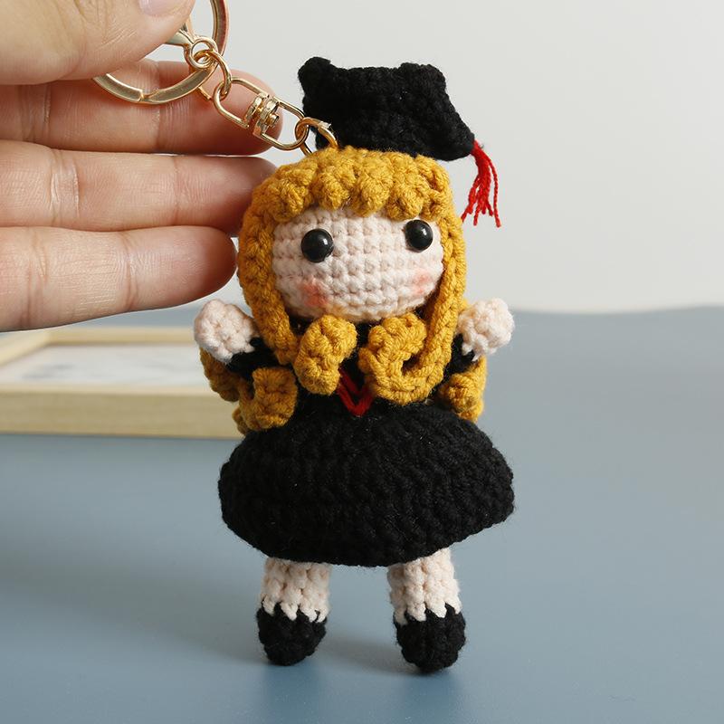 Super Cute Graduation Doll Pendant, Handmade Crochet Doll for Graduation Season Doll Pendant, Crochet Doll Graduation Gifts
Super Cute Graduation Doll Pendant, Handmade Crochet Doll for Graduation Season Doll Pendant, Crochet Doll Graduation Gifts