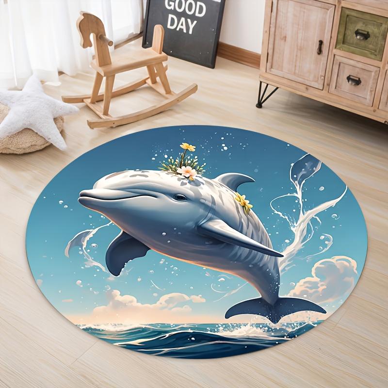 Dolphin Ocean Round Rug Flannel Printed Carpet Sea Animal Design Home Decor Cozy Soft Floor Mat Kids Room Indoor Use 60CM(23.6inch)
Dolphin Ocean Round Rug Flannel Printed Carpet Sea Animal Design Home Decor Cozy Soft Floor Mat Kids Room Indoor Use 60CM(23.6inch)