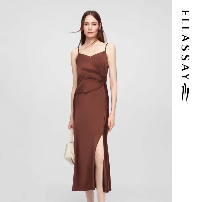 ELLASSAY Draped Waist-Cinched Strappy Dress M
ELLASSAY Draped Waist-Cinched Strappy Dress M
