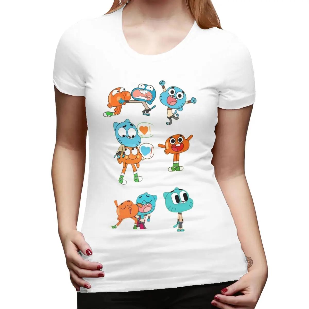 Gumball TShirt for Women Round Neck Streetwear T Shirts Womens Short Sleeve Summer Clothes Tops S
Gumball TShirt for Women Round Neck Streetwear T Shirts Womens Short Sleeve Summer Clothes Tops S