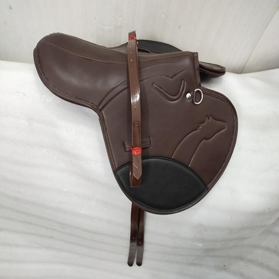 Black & Brown Synthetic Exercise Race Horse Saddles with Stirrup. 14 Inch как
Black & Brown Synthetic Exercise Race Horse Saddles with Stirrup. 14 Inch как