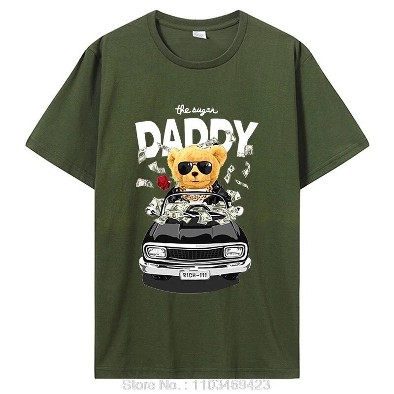 Футболки с плюшевым мишкой The Sugar Daddy, хлопковая футболка унисекс, забавная футболка с рисунком, негабаритная дизайнерская одежда унисекс 3XL
Футболки с плюшевым мишкой The Sugar Daddy, хлопковая футболка унисекс, забавная футболка с рисунком, негабаритная дизайнерская одежда унисекс 3XL