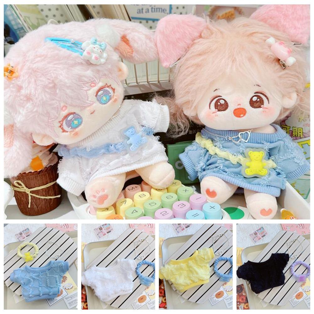 Bear Bag Plush Doll Clothes with Necklace No Attribute Doll Clothes Children s Gift 
Bear Bag Plush Doll Clothes with Necklace No Attribute Doll Clothes Children s Gift