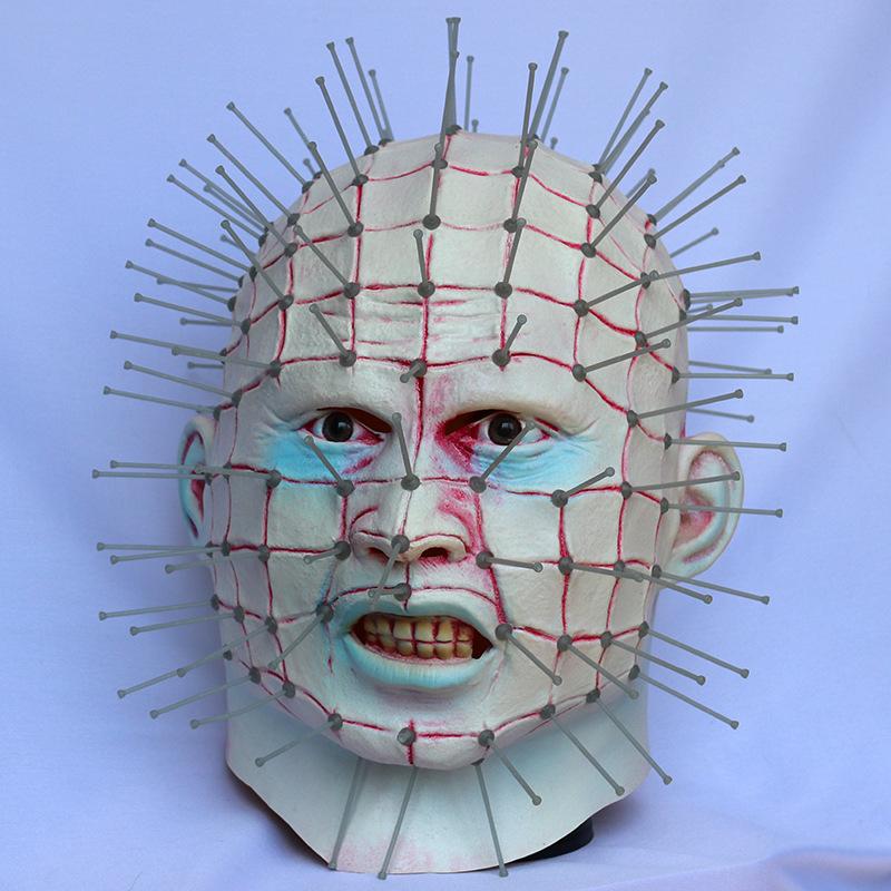 Ghost Chaser Mask Hellraiser Nailed Head Funny Prop Hell City Zombie Role Play Average Size
Ghost Chaser Mask Hellraiser Nailed Head Funny Prop Hell City Zombie Role Play Average Size
