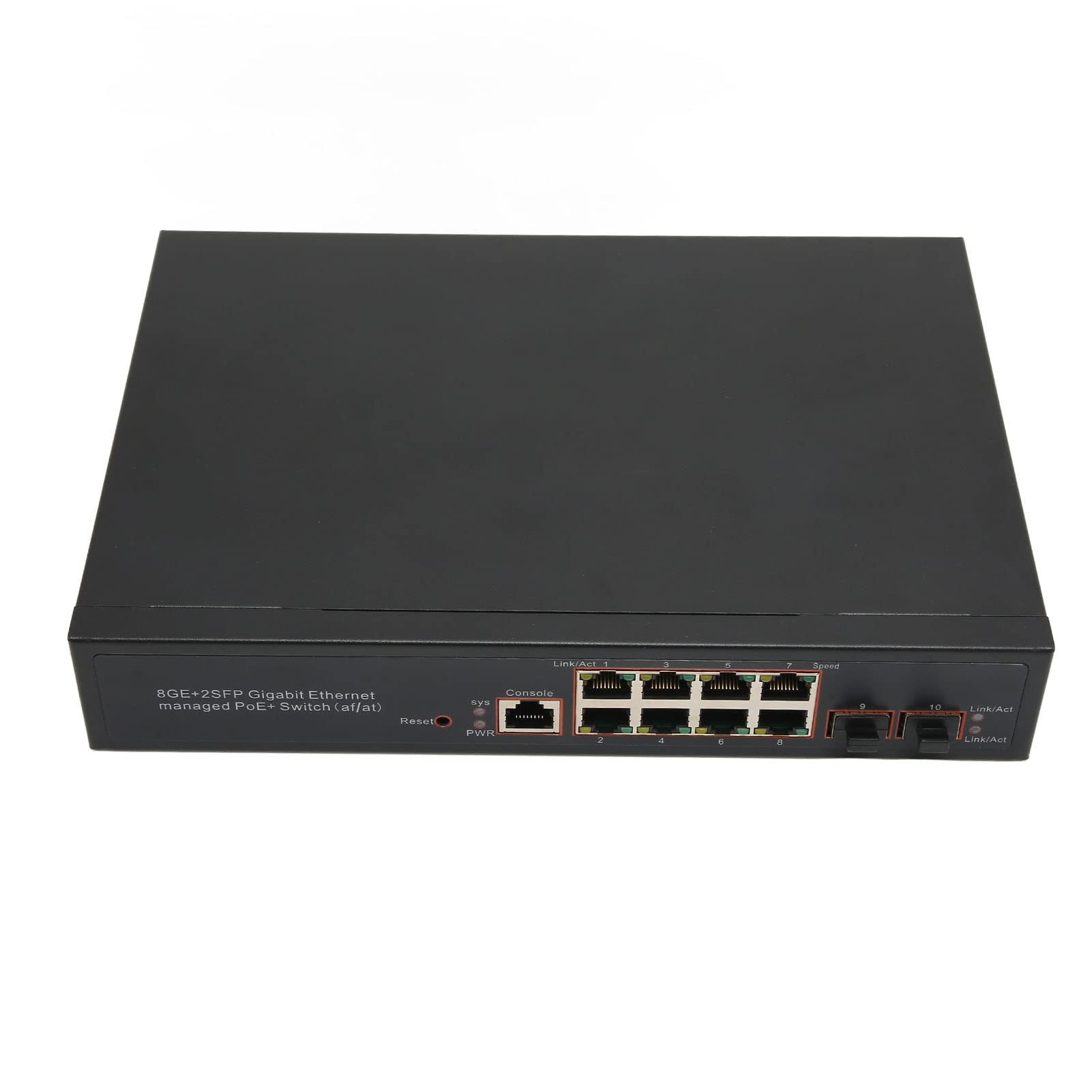 8 Port PoE 4 Gigabit PoE 1 Gigabit Uplink 2 SFP 1 Console 150W Quiet Metal Network Unmanaged Switch, Ports, Port, Ports, Port, IEEE802.3af, Fanless,
8 Port PoE 4 Gigabit PoE 1 Gigabit Uplink 2 SFP 1 Console 150W Quiet Metal Network Unmanaged Switch, Ports, Port, Ports, Port, IEEE802.3af, Fanless,