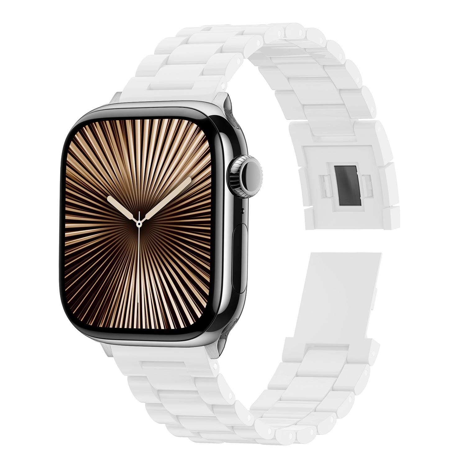 Watch Band For Apple Watch Series 10 Ultra 9 8 7 SE 6 5 4 3 2 1 46mm 49mm 45mm 44mm 42mm Magnetic Clasp Candy 3-Bead Wrist Strap Light Green
Watch Band For Apple Watch Series 10 Ultra 9 8 7 SE 6 5 4 3 2 1 46mm 49mm 45mm 44mm 42mm Magnetic Clasp Candy 3-Bead Wrist Strap Light Green