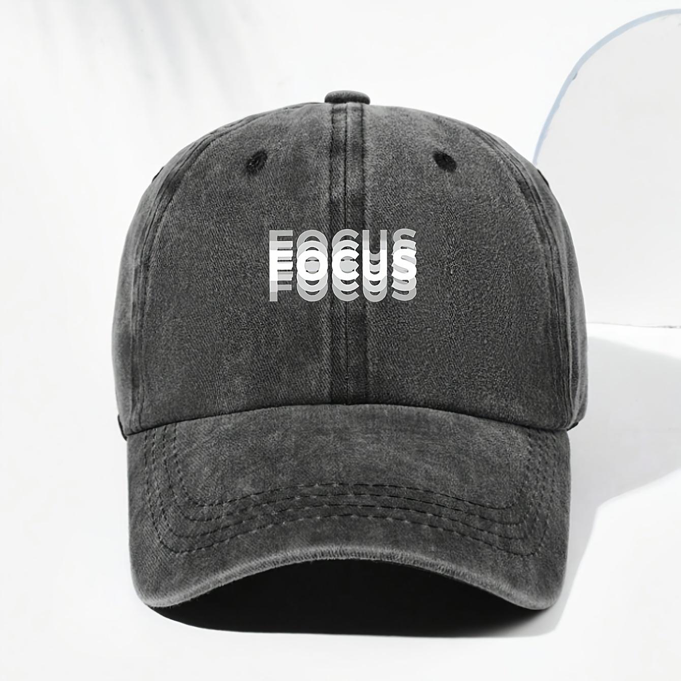 Classic unisex baseball cap with FOCUS print adjustable for daily leisure, outdoor sports, and travel Adjustable
Classic unisex baseball cap with FOCUS print adjustable for daily leisure, outdoor sports, and travel Adjustable