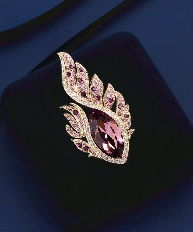 1Pc Exquisite Brooch for Women Fashion Rhinestone Feather Brooches Pins Jewelry Accessories Party Gifts фіолетовий
1Pc Exquisite Brooch for Women Fashion Rhinestone Feather Brooches Pins Jewelry Accessories Party Gifts фіолетовий