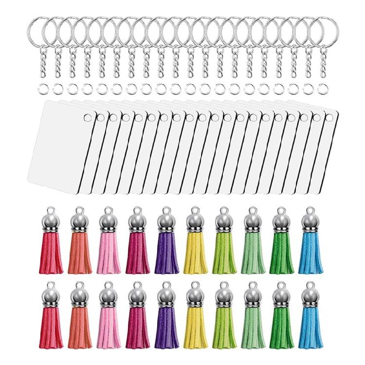 80 Pcs Sublimation Blank Products Keychain Blank Tassel for Key Ring Open Jump R 1
80 Pcs Sublimation Blank Products Keychain Blank Tassel for Key Ring Open Jump R 1