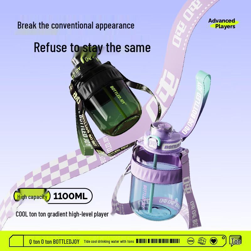 Large Capacity Sports Water Bottle with Straw
Large Capacity Sports Water Bottle with Straw