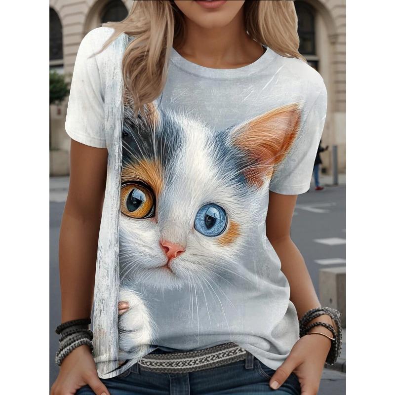 Funny Women s T Shirts Animal 3D Print T-Shirts Fashion Cerw Neck Short Sleeve Tops Oversized Female Y2k Clothing Cute TShirt 3XL
Funny Women s T Shirts Animal 3D Print T-Shirts Fashion Cerw Neck Short Sleeve Tops Oversized Female Y2k Clothing Cute TShirt 3XL