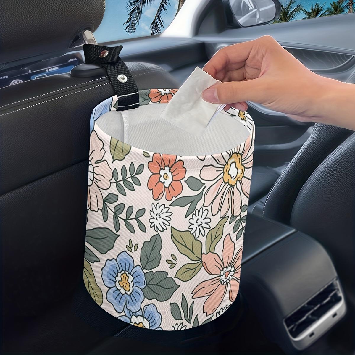 Floral Pattern Car Trash Bin - Durable Polyester, Fit for All Vehicles, Stylish Garbage Organizer with Secure Strap for Cars, Camping & Kitchen
Floral Pattern Car Trash Bin - Durable Polyester, Fit for All Vehicles, Stylish Garbage Organizer with Secure Strap for Cars, Camping & Kitchen