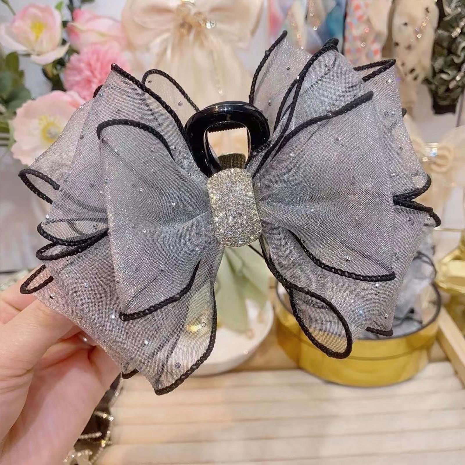 Large Bow Starry Rhinestones Decor Claw Clip Hair Accessory Crystal Embellished Claw Clip For Women And Girls Party Daily Use
Large Bow Starry Rhinestones Decor Claw Clip Hair Accessory Crystal Embellished Claw Clip For Women And Girls Party Daily Use