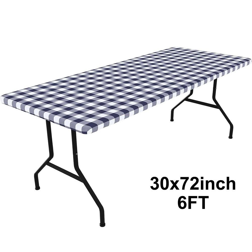New 30x72inch Spandex Tablecloth Waterproof Oil-Proof Elastic Picnic Table Cloth 6FT Rectangle Fitted Table Cover Home Use 30x72inch темно-синий
New 30x72inch Spandex Tablecloth Waterproof Oil-Proof Elastic Picnic Table Cloth 6FT Rectangle Fitted Table Cover Home Use 30x72inch темно-синий