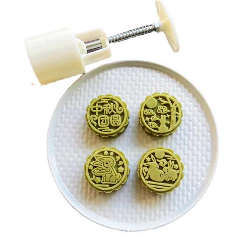 Manual Pressure Pastry Accessories DIY Kitchen Tools Rabbit Dance Shape Moon Cake Mould Bakeware
Manual Pressure Pastry Accessories DIY Kitchen Tools Rabbit Dance Shape Moon Cake Mould Bakeware