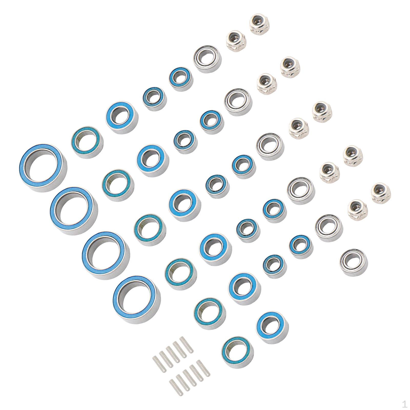 52 Pieces Stainless Steel Bearings Set for 1/18 Scale RC Model Car Remote Control Hobby
52 Pieces Stainless Steel Bearings Set for 1/18 Scale RC Model Car Remote Control Hobby
