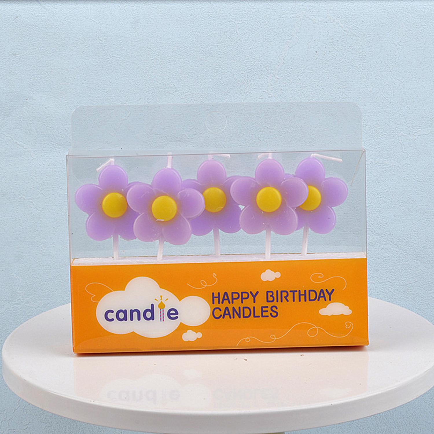 5 Pcs Korean style birthday candle small flower baby one year old confession proposal romantic party cake
5 Pcs Korean style birthday candle small flower baby one year old confession proposal romantic party cake