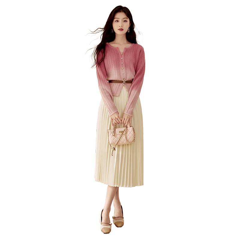 Xiangying Pleated High-Waist A-Line Midi Skirt S
Xiangying Pleated High-Waist A-Line Midi Skirt S